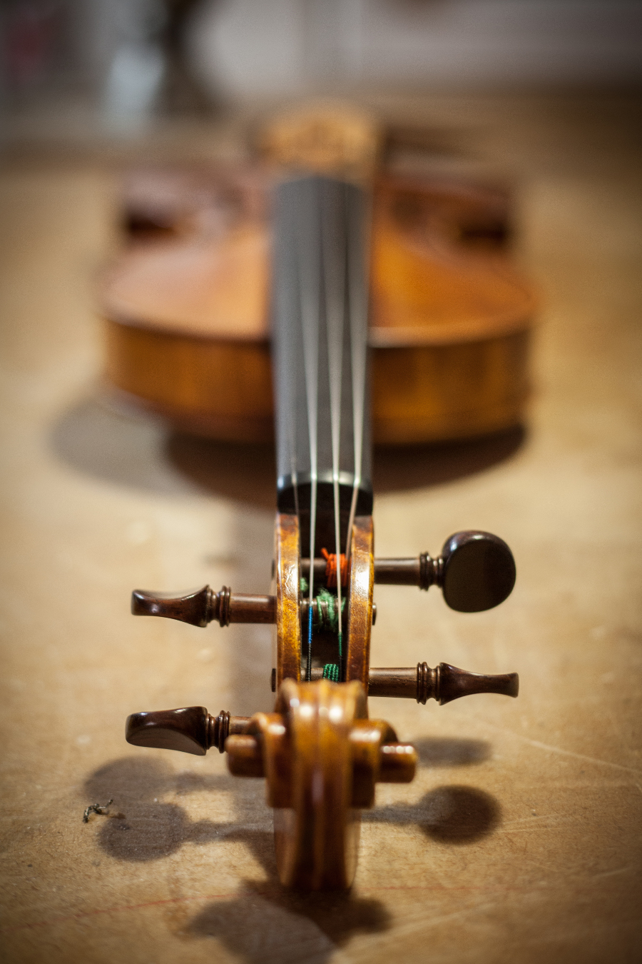 Luthier Caen, violon Antoine Lescombe